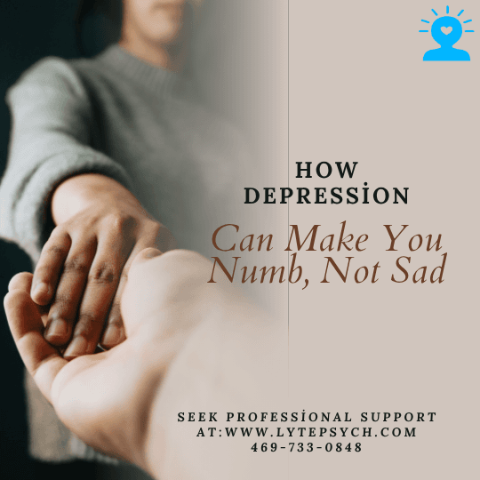 Emotional numbness is the experience of feeling emotionally detached, flat, or disconnected from life. You may go through the motions, but inside, you feel blank or empty.