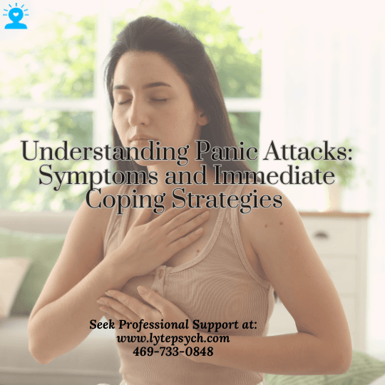 At Lyte Psychiatry, serving Dallas and Arlington, TX, we help individuals understand what panic attacks are, why they happen, and how to respond when they occur.